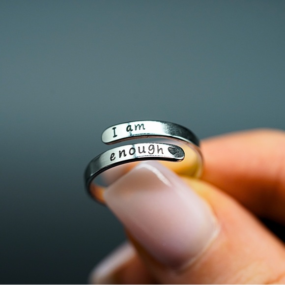 I Am Enough Empowerment Ring ๐ - Picture 8 of 16